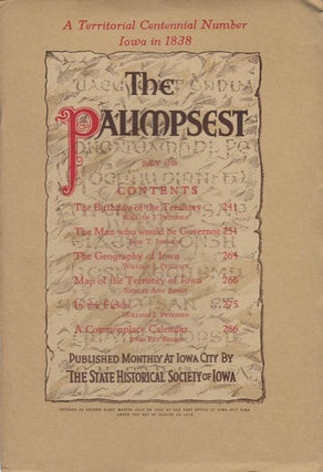 Item #078539 The Palimpsest - Volume 19 Number 7 - July 1938. John Ely Briggs