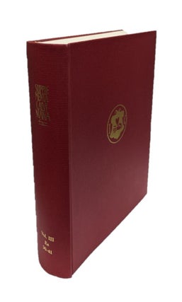Item #078639 Supplementa Calviniana: Sermons inédits, Vol. III: Sermons sur le Livre...