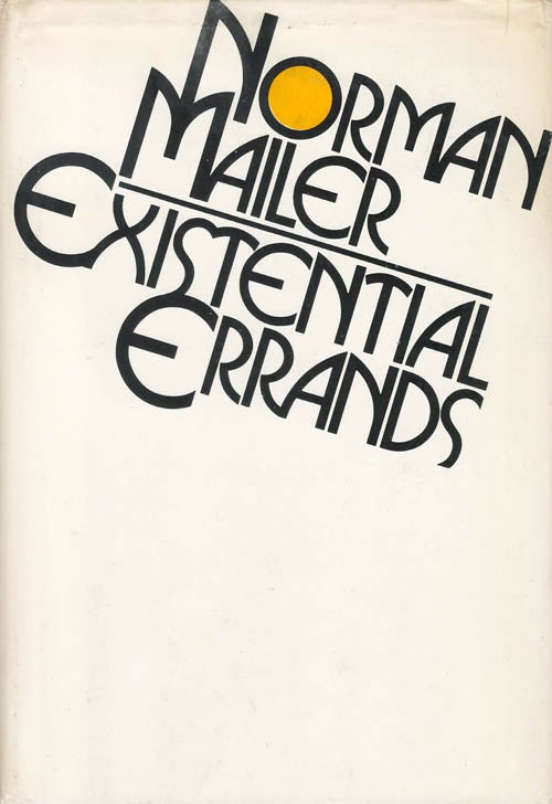 Item #078657 Existential Errands. Norman Mailer.