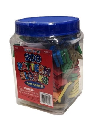 Item #78935 200 Foam Pattern Blocks