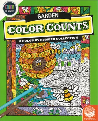 Item #79033 Garden Color Counts - A Color by Number Collection