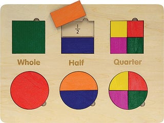 Item #79371 Shapes and Fractions Puzzle