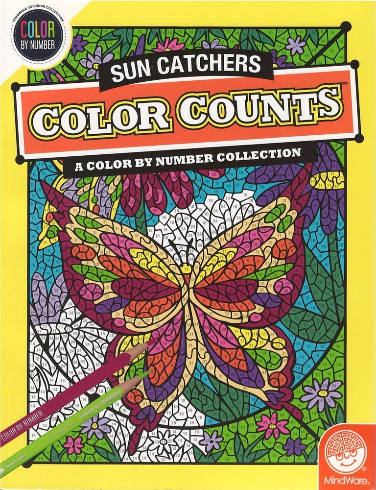 Sun Catchers Color Counts - A Color By Number Collection