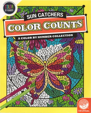 Item #79495 Sun Catchers Color Counts - A Color By Number Collection
