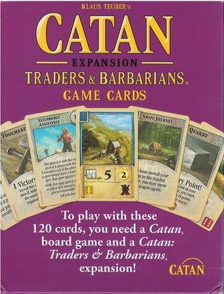 Item #79555 Catan Traders & Barbarians Replacement Game Cards