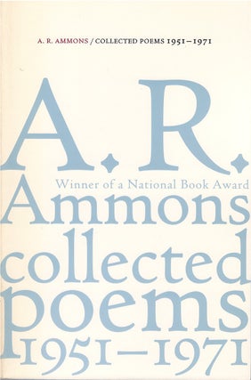 Item #79727 Collected Poems, 1951 - 1971. A. R. Ammons