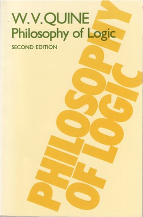 Item #80192 Philosophy of Logic (Second Edition). W. V. Quine