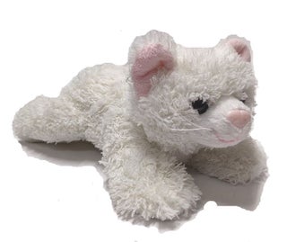 Item #80337 Flopsies Cat 8" Plush White