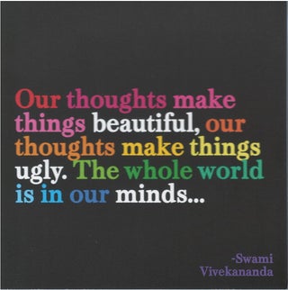 Item #80410 "Our Thoughts Make Things Beautiful...."