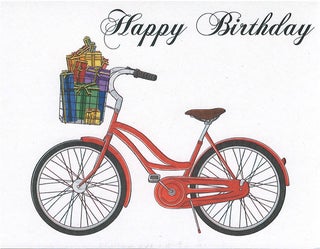 Item #80474 Birthday Bicycle Card