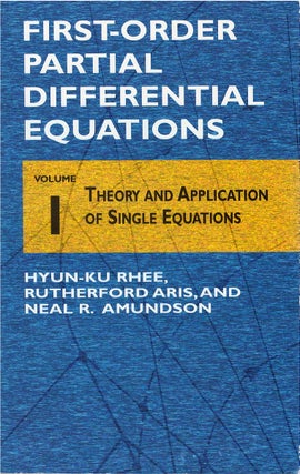 Item #80550 First-Order Partial Differential Equations, Volume I: Theory and Application of...