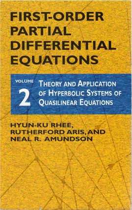 Item #80551 First-Order Partial Differential Equations, Volume II: Theory and Application of...