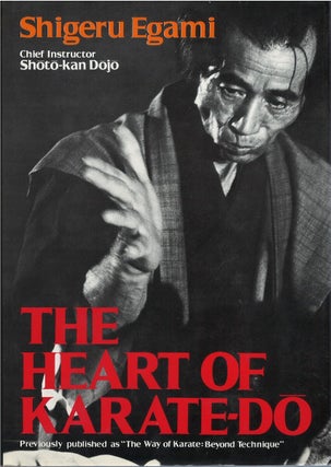Item #80757 The Heart of Karate-do. Shigeru Egami