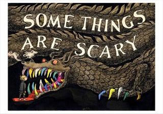 Item #81181 Some Things Are Scary - Greeting Card. Edward Gorey