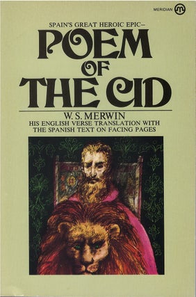 Item #81186 Poem of the Cid. W. S. Merwin, tr